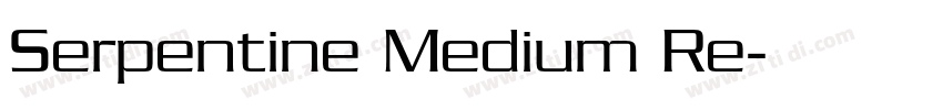 Serpentine Medium Re字体转换